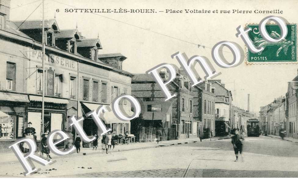 Place Voltaire et Rue Pierre-Corneille