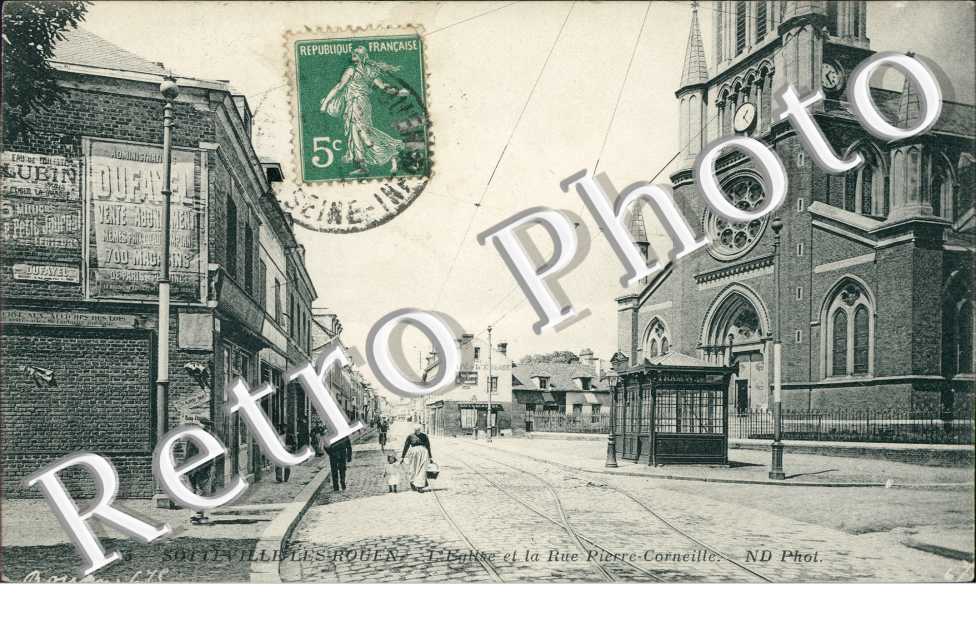 l'Eglise et la Rue Pierre-Corneille
