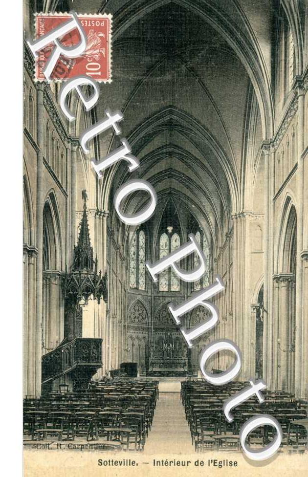 intérieur de l'église (1909)
