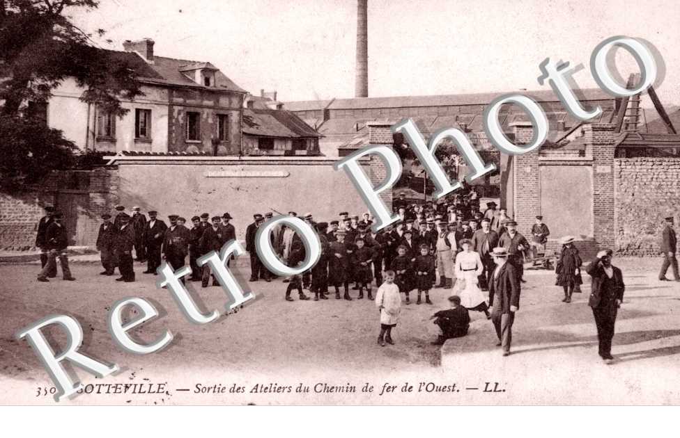 Sortie des Ateliers du Chemin de Fer de l'Ouest