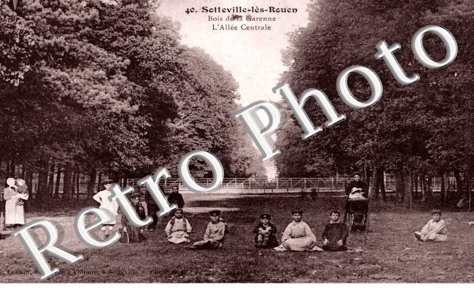 Bois de la Garenne. L'allée centrale