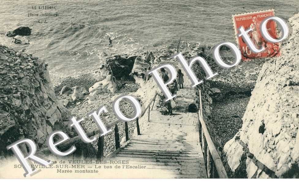 le bas de l'escalier Maree montante