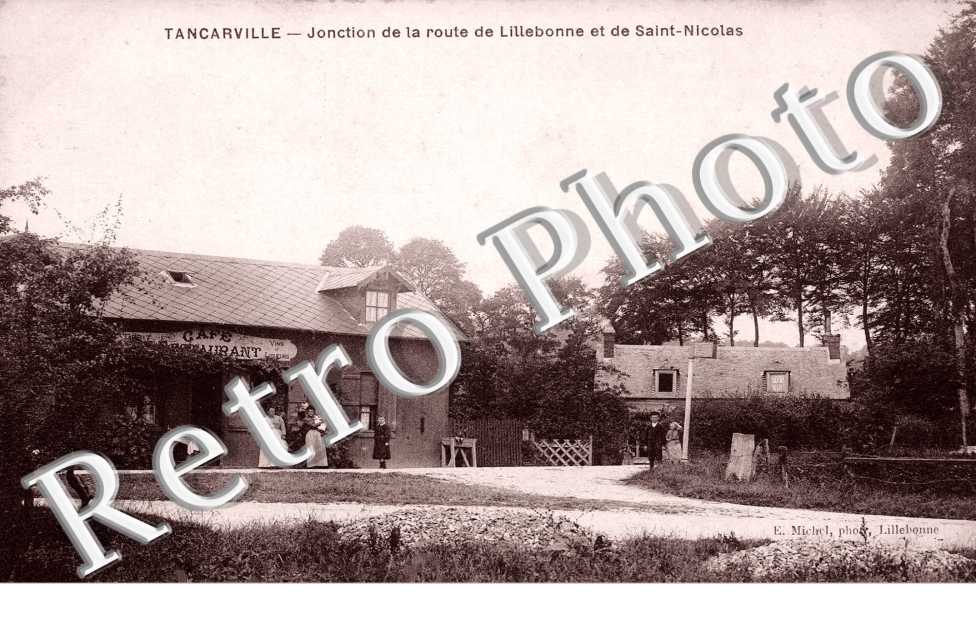 Jonction de la route de Lillebonne et de saint Nicolas