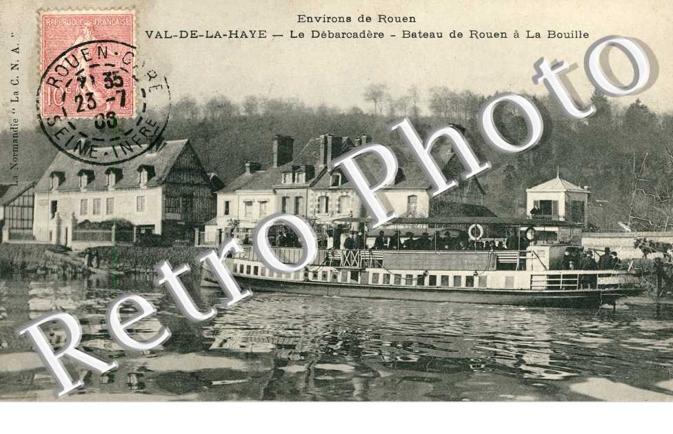 le Debarcadere, Bateau de Rouen a La Bouille