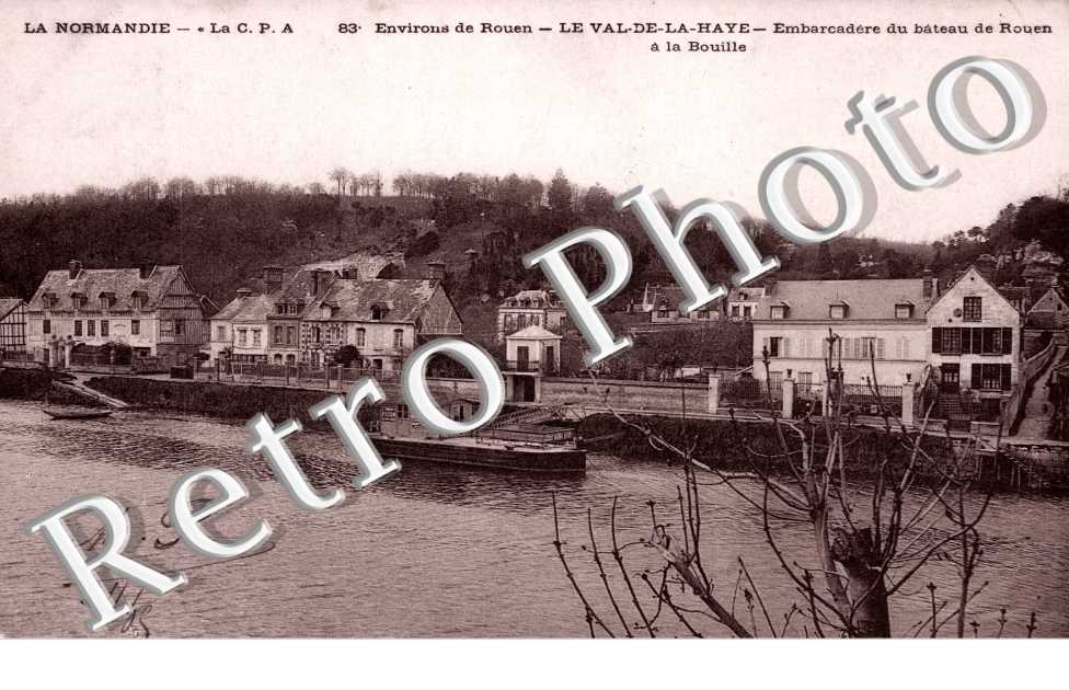 Embarcadere du Bateau de Rouen a la Bouille