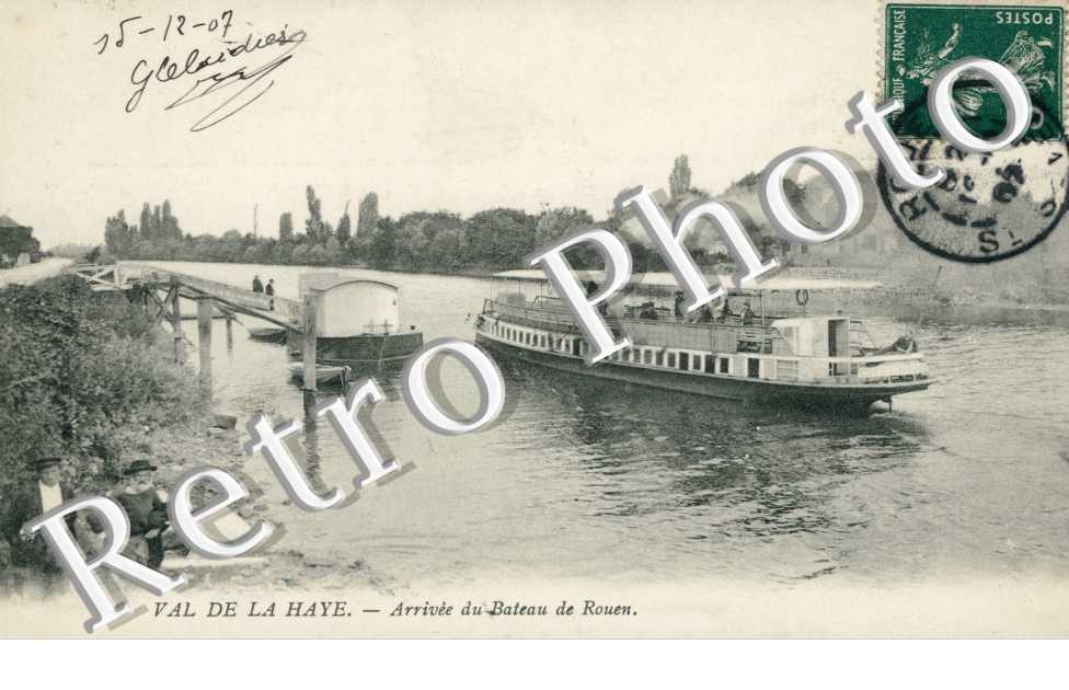Arrivee du Bateau de Rouen