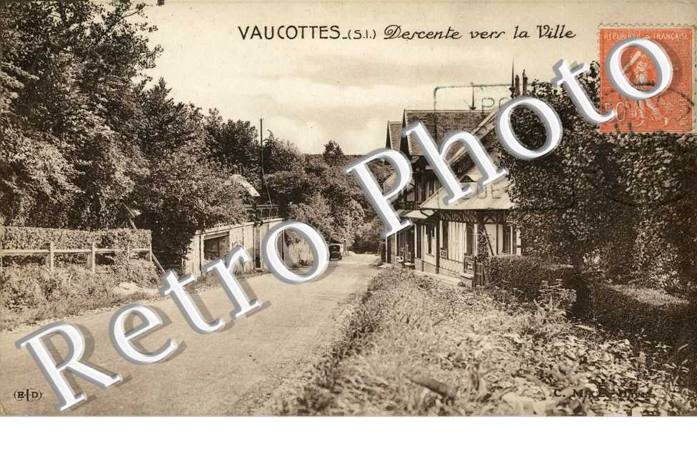 Vaucottes, descente vers la ville