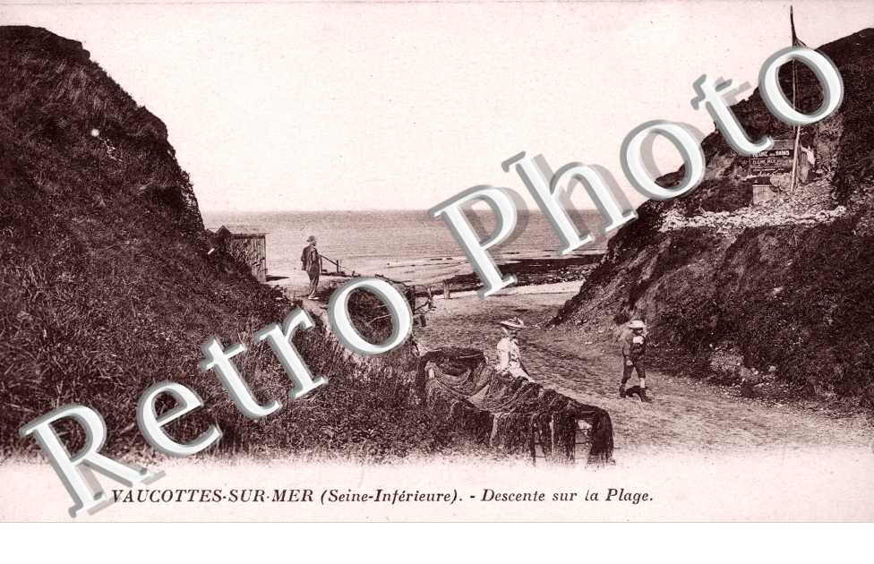 Descente sur la plage