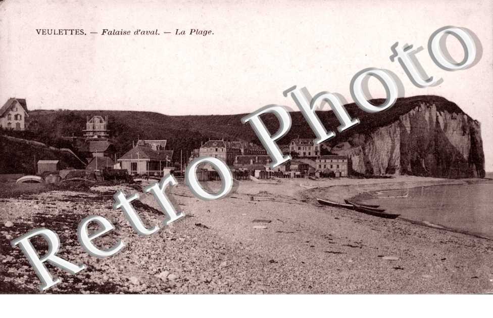 la Plage, Falaise d'Aval