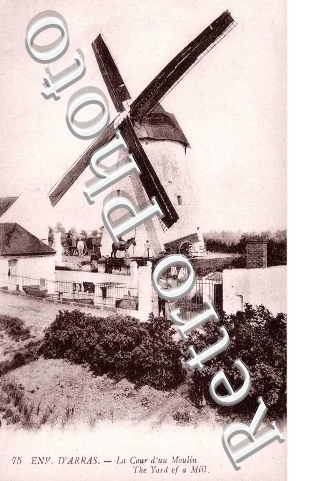 la cour d'un moulin