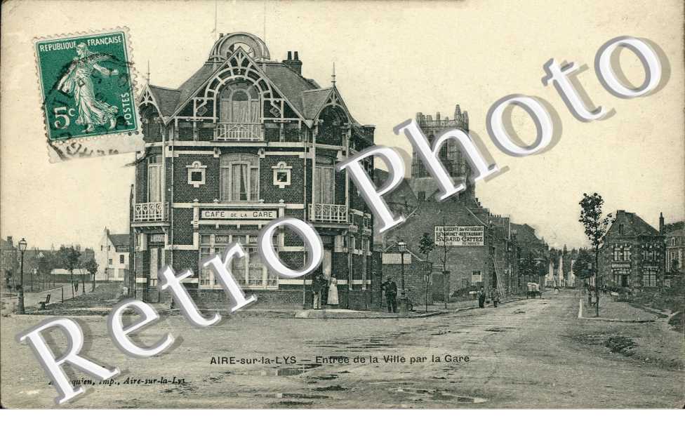 entree de la ville par la gare