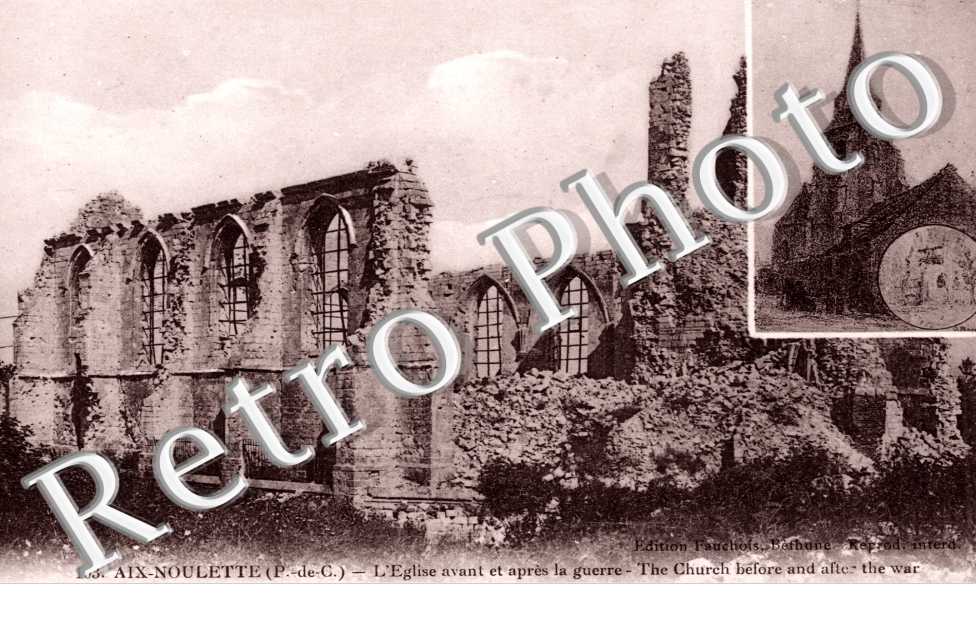 l' eglise avant et apres la guerre
