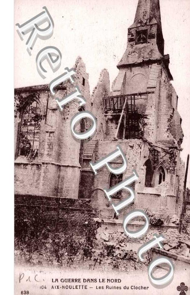 les ruines du clocher