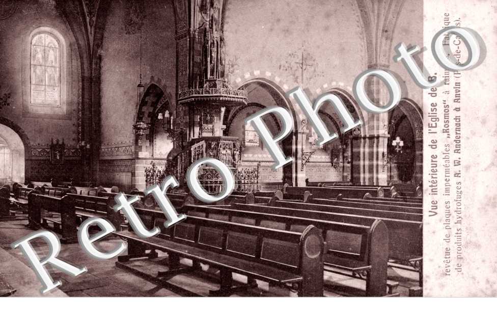 vue interieure de l'eglise