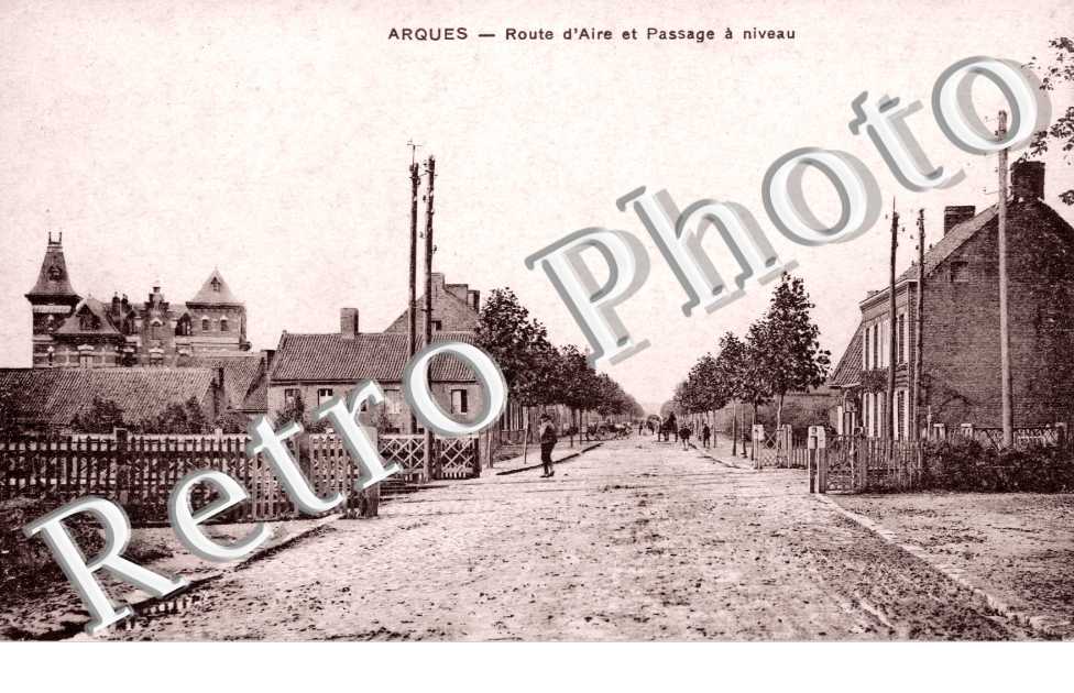 route d'Aire et passage a niveau