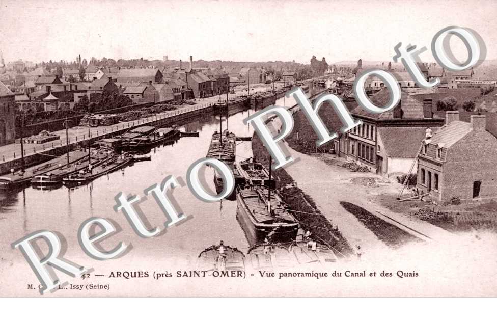vue panoramique du canal et des quais