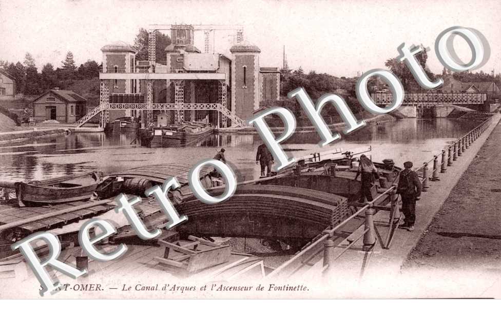 le canal et l'ascenseur de Fontinette