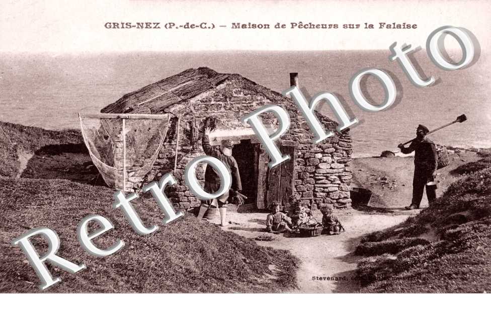 maison de pecheurs sur la falaise