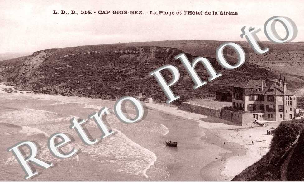 la plage et l'hotel de la Sirene