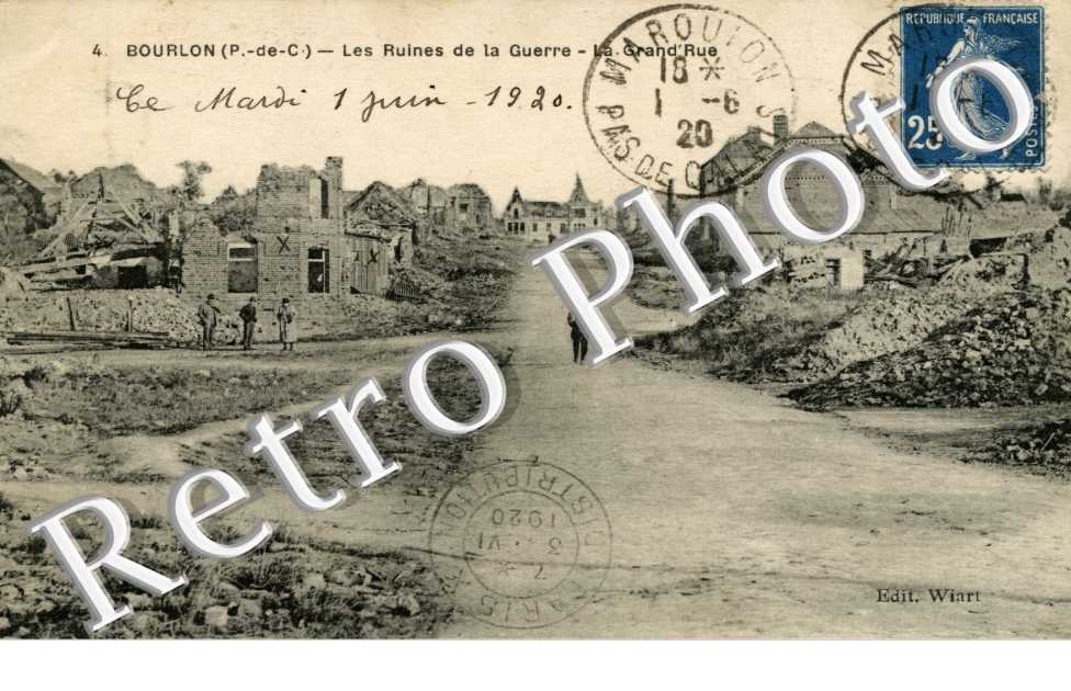 les ruines de la guerre, la Grand'Rue