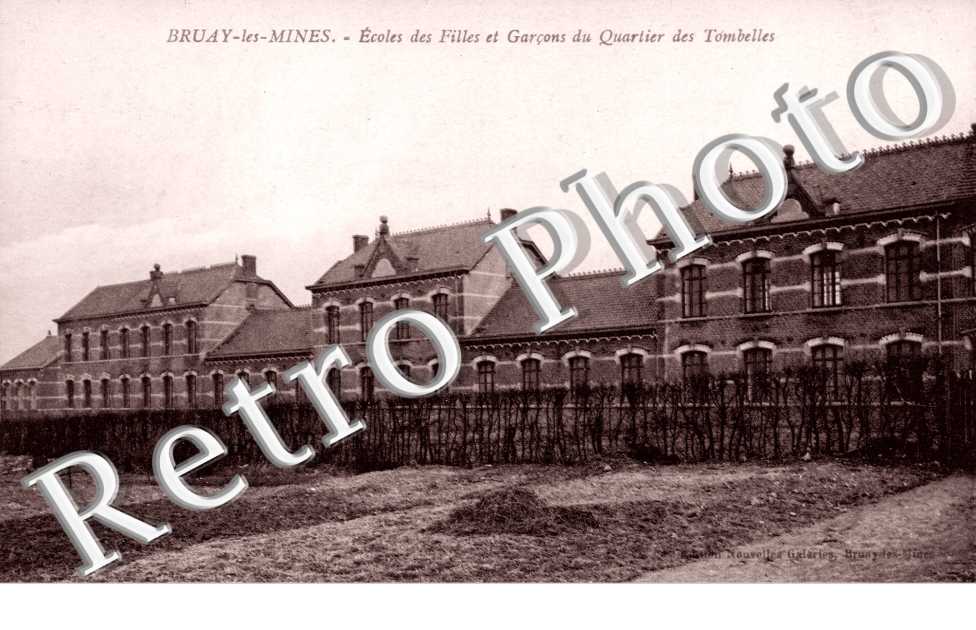 Bruay les Mines, Ecoles des Filles et Garcons du Quartier des Tombelles