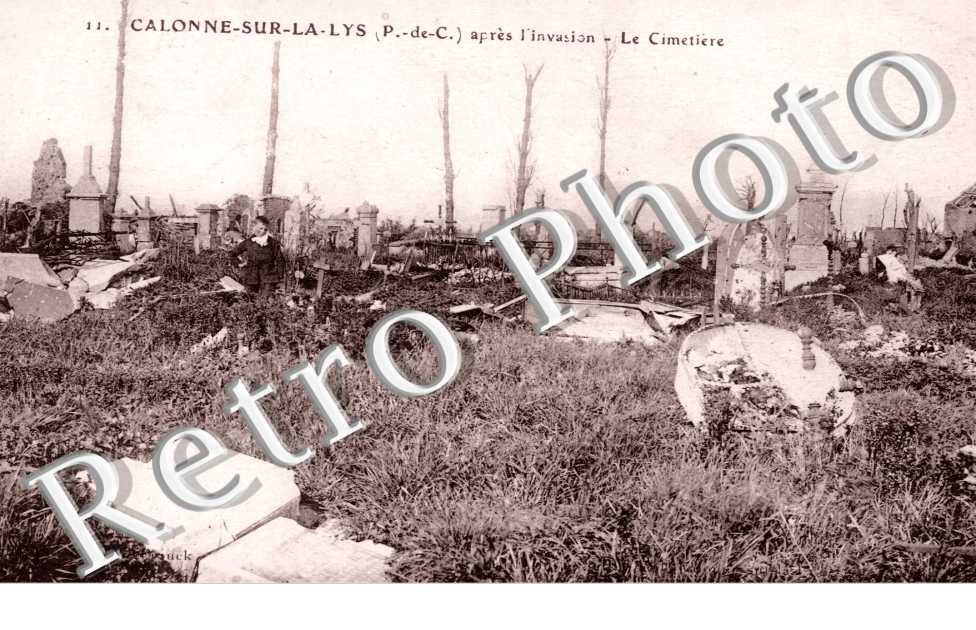 apres l'invasion, le cimetiere
