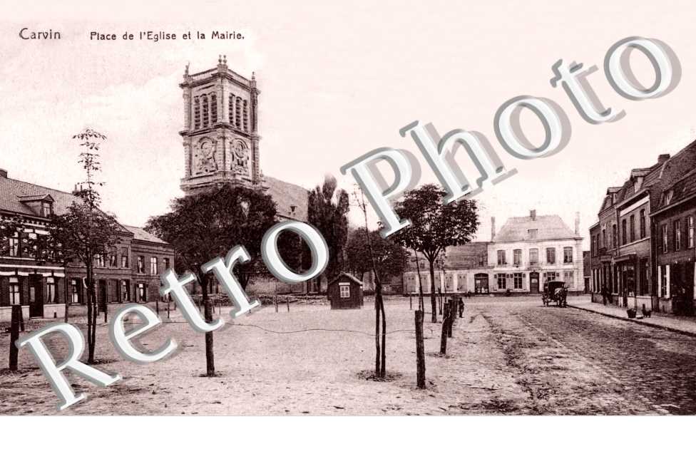 place de l'Eglise et la mairie