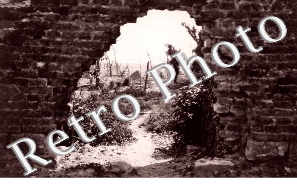 un passage - carte militaire allemande entre 1914 et 1918