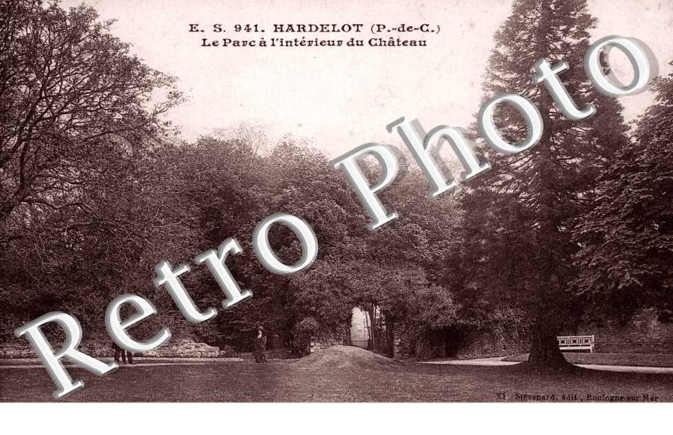 le parc a l'interieur du chateau