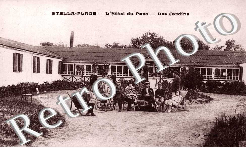 STELLA-PLAGE l'hotel du Parc, les jardins