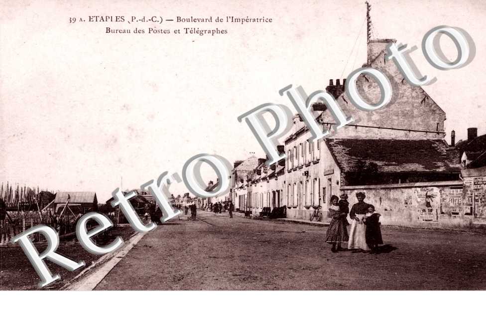 boulevard de l'Imperatrice Bureau des Postes et Telegraphes