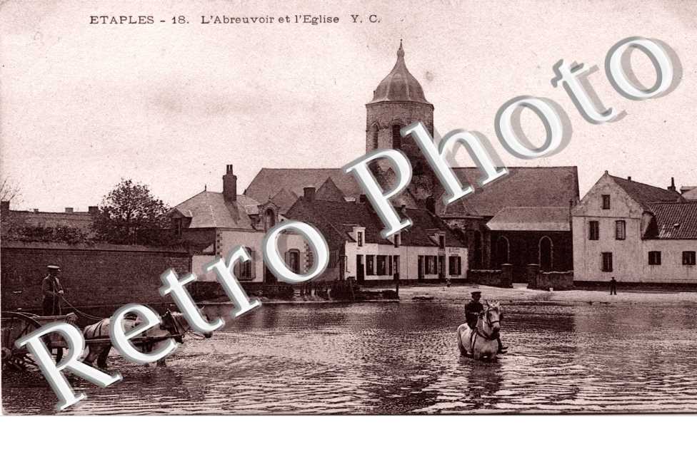 l'abreuvoir et l'eglise