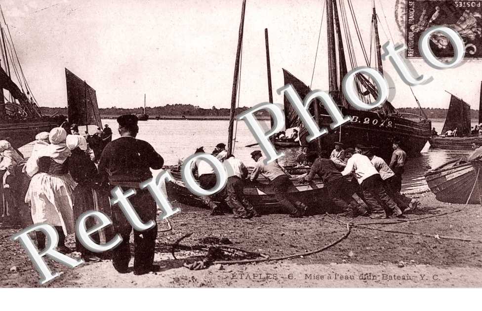 Mise a l'eau d'un Bateau