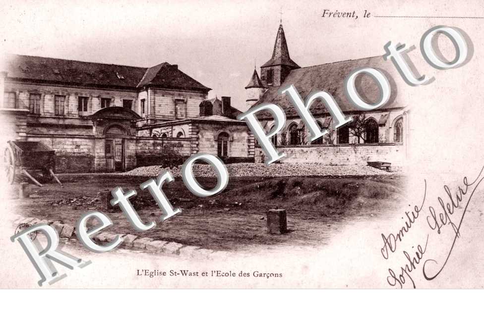 Eglise Saint Wast et Ecole des Garcons