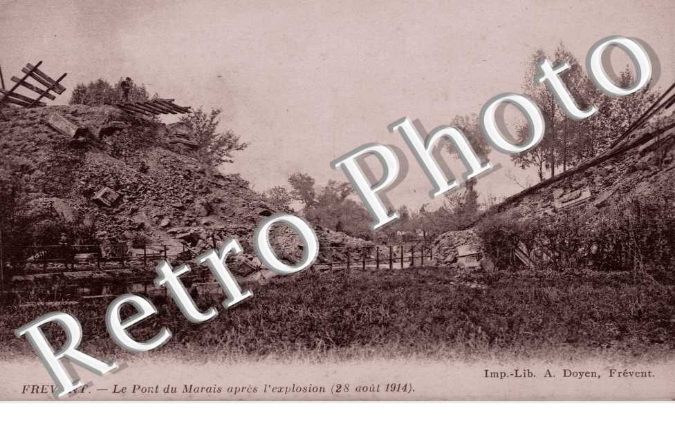 le pont du Marais apres l'explosion
