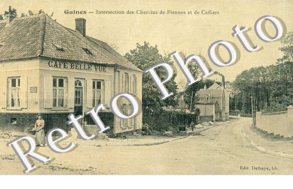 Intersection des chemins de Fiennes et de Caffiers