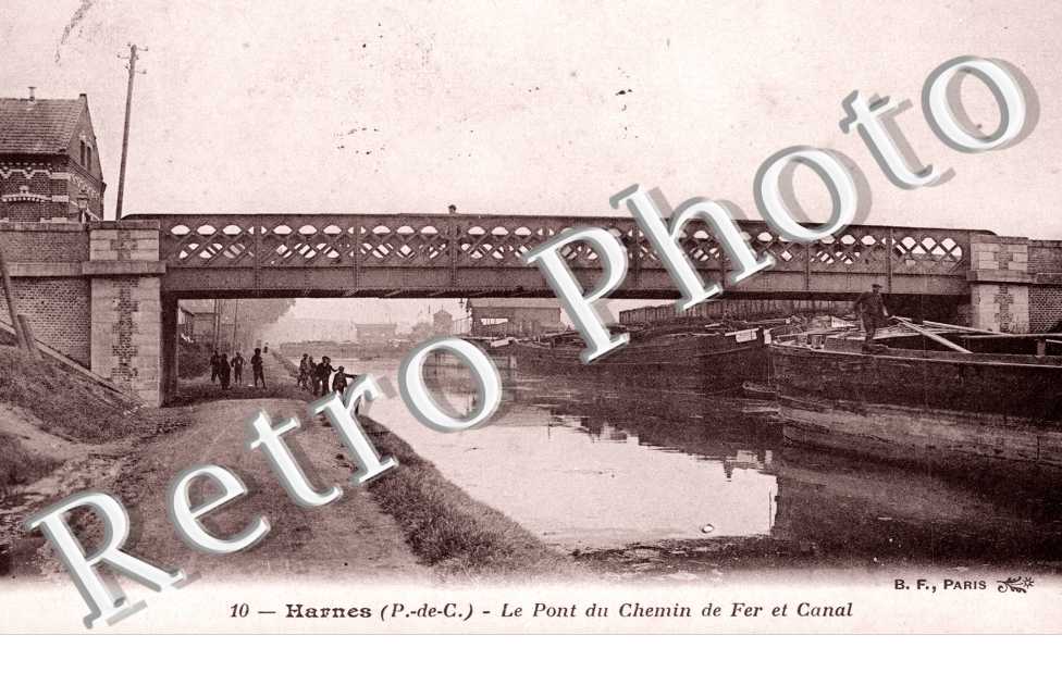 le pont du chemin de fer et canal