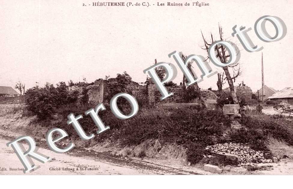 les ruines de l'eglise