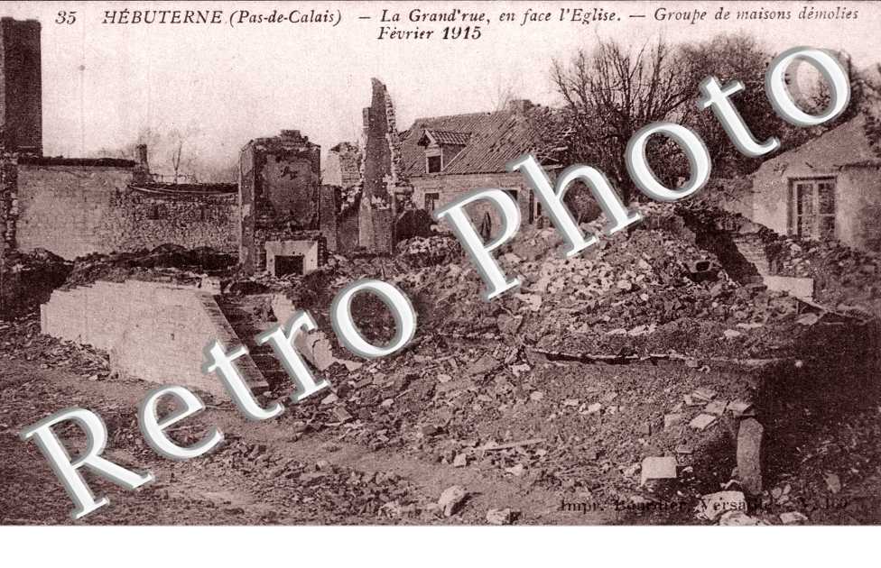 la grand'rue en face l'lise  frier 1915