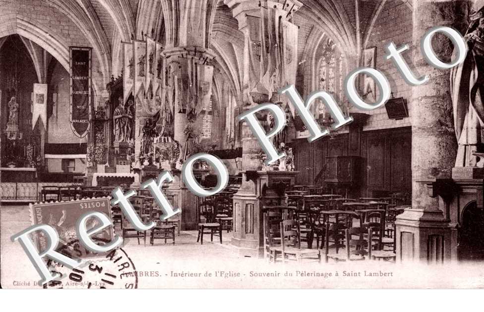 Interieur de l'eglise - souvenir du Pelerinage a Saint Lambert