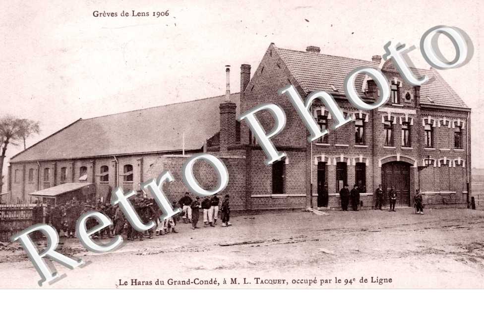 Haras du Grand Conde a M. L. Tacquet occupe par le 94eme de Ligne