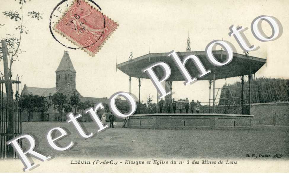 Eglise et kiosque n°3 des mines de Lens