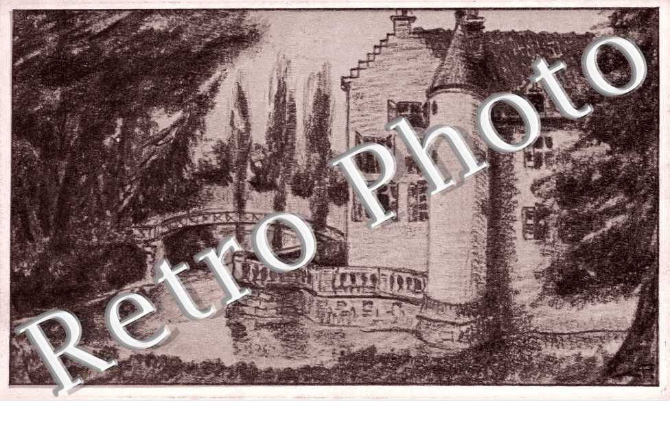 chateau de Ligny  -  carte postale militaire allemande