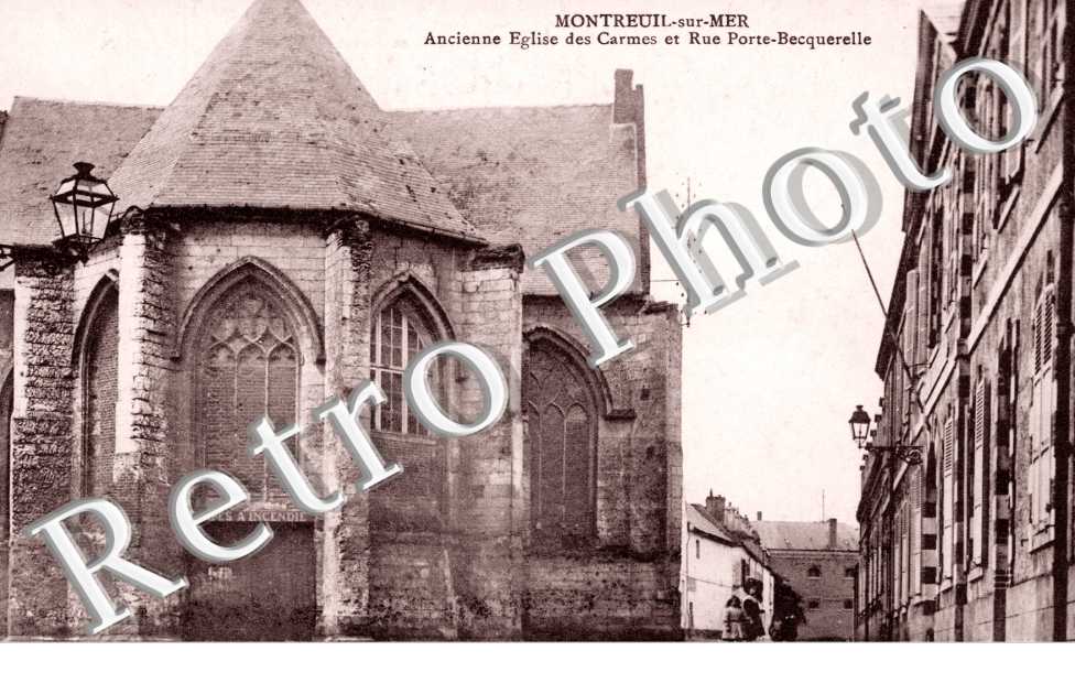 Eglise des Carmes et Rue Porte Becquerelle 