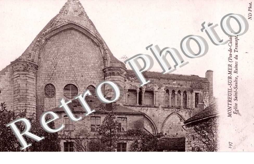 Eglise Saint Saulve, Ruines du Transept