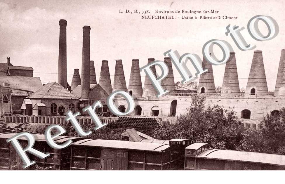 Usine a platre et a ciment