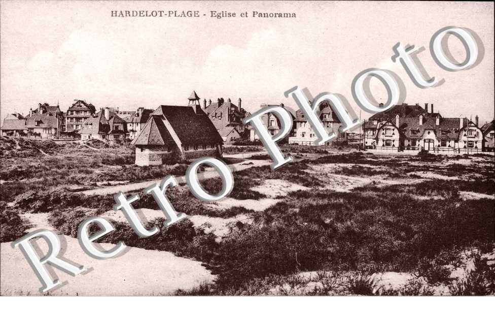 HARDELOT-PLAGE eglise et panorama