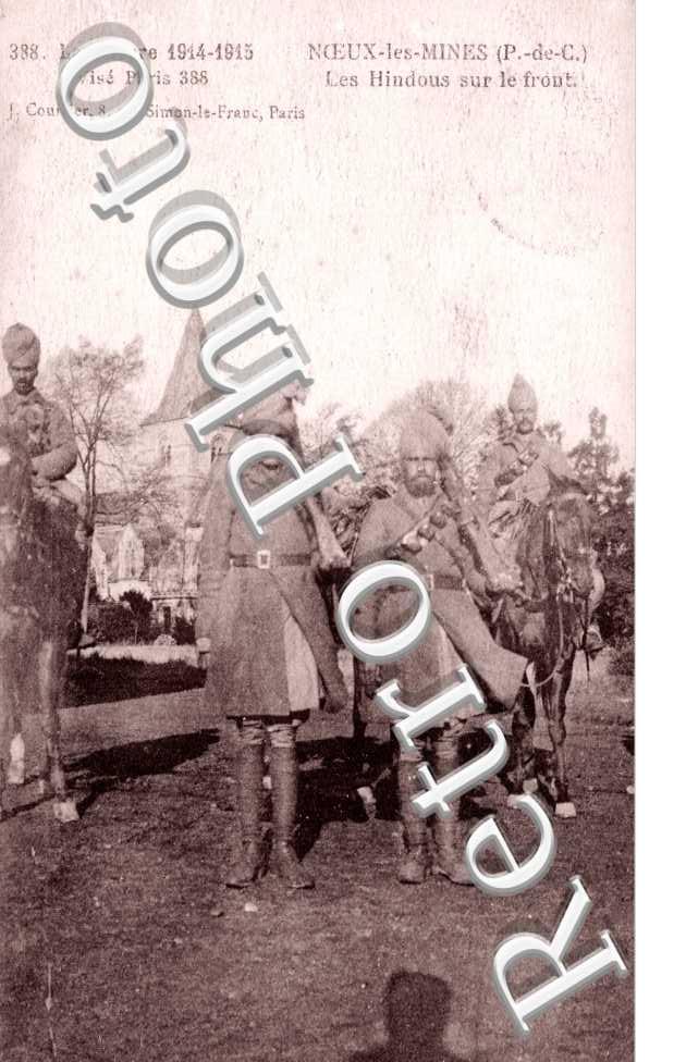 Les hindoux sur le front