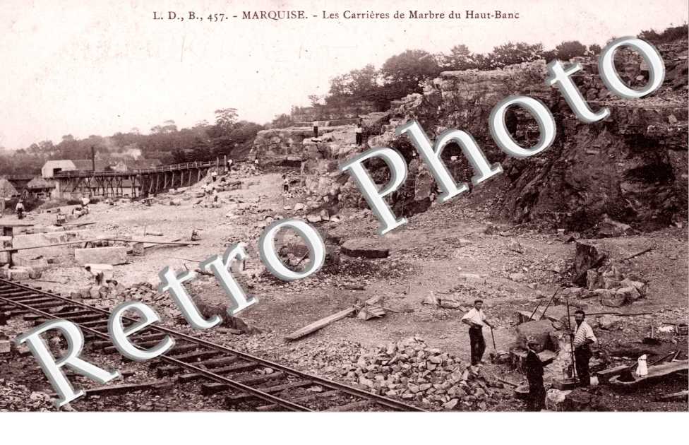 Marquise - les carrieres de Marbre du Haut-banc
