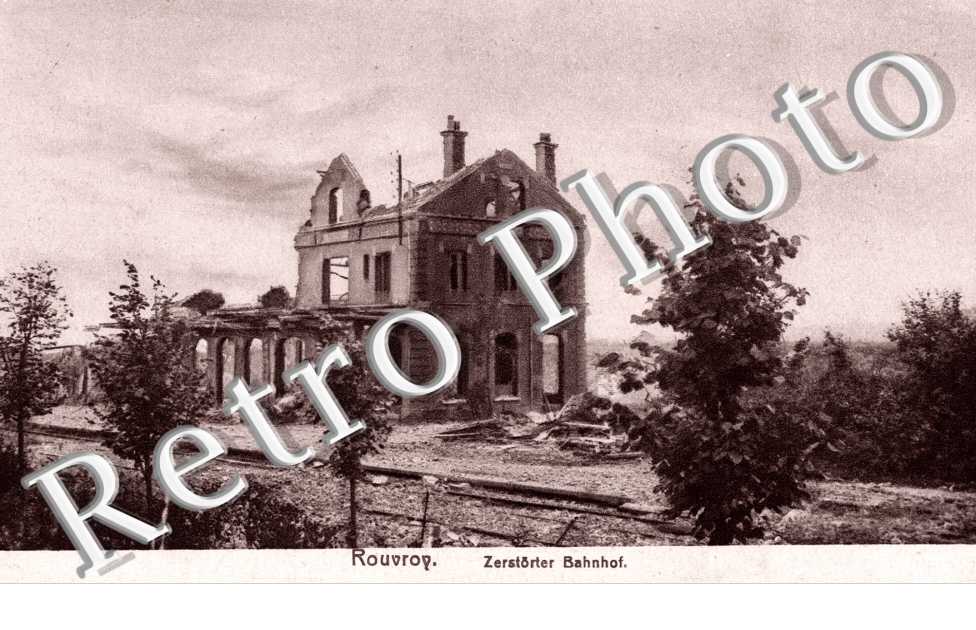 Zerstorter Bahnhof